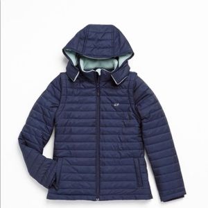 Vineyard vines girls navy jacket